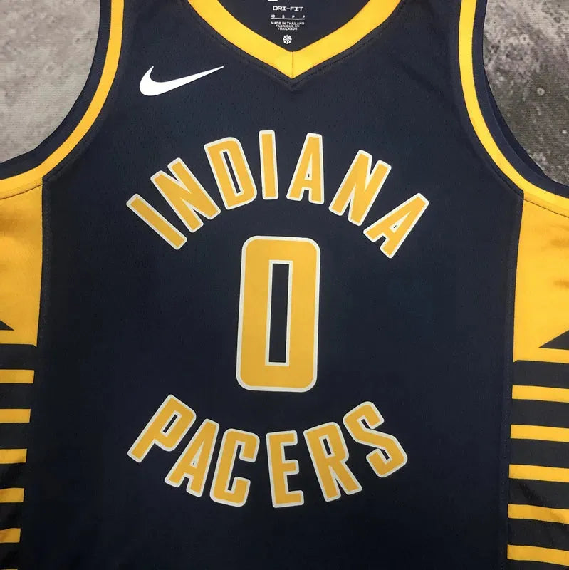 Indiana Pacers HALIBURTON 0 NBA Basket Jersey