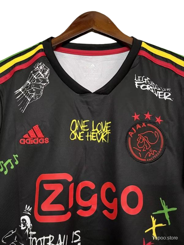 Maillot rétro Ajax Third Black One Love édition spéciale 21/22