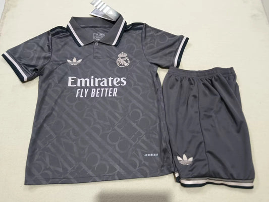 Kids REAL MADRID THIRD 2024/2025 JERSEY