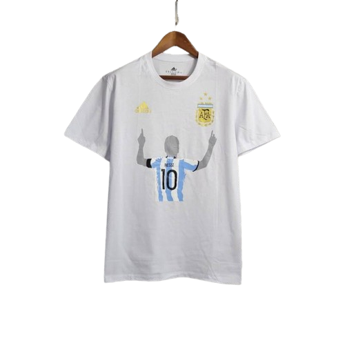 2023 Argentina White Casual T-Shirts