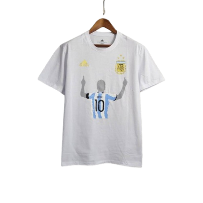 2023 Argentina White Casual T-Shirts