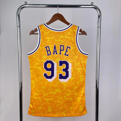 Bape Los Angeles Lakers 93 BAPE NBA Basket Jersey