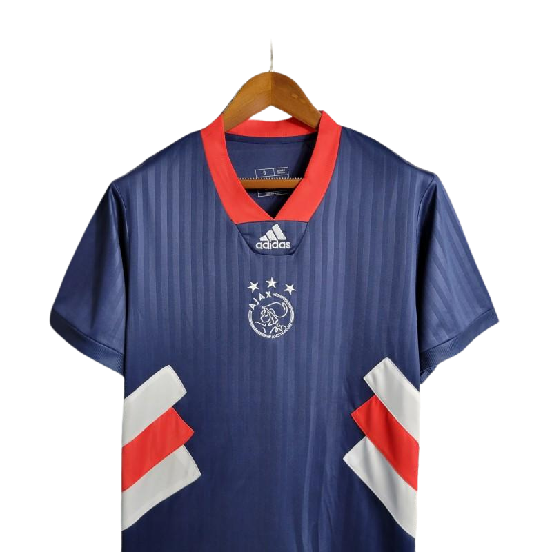 23/24 Ajax Icon Blue kit Embroidery Logo