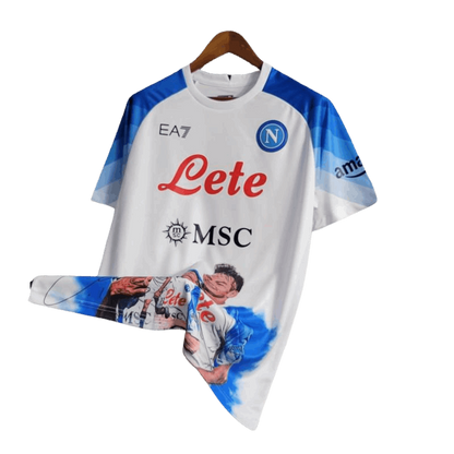 Maillot blanc Napoli Face Game Lozano 23-24