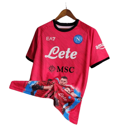 23-24 Napoli Face Game Lozano Red Kit