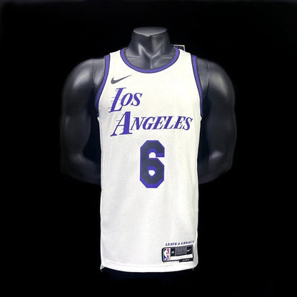 Los Angeles Lakers JAMES 6 NBA Basket Jersey