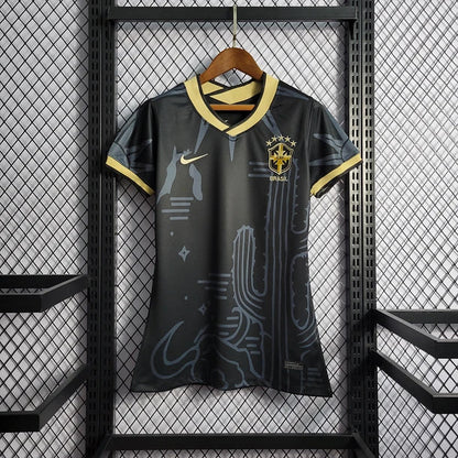 BLACK BRAZIL 2022 WOMEN'S JERSEY