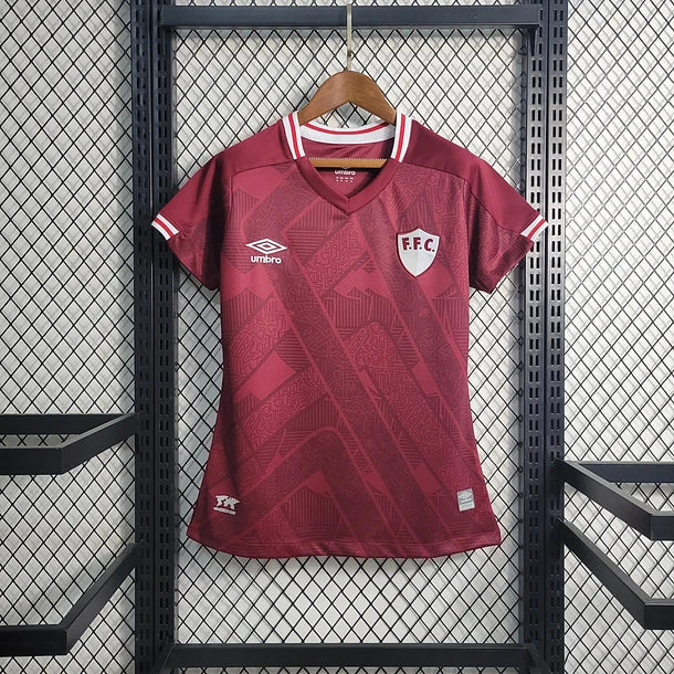 Red Fluminense 2023/24 Women's Secondary Shirt