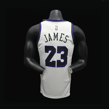 Los Angeles Lakers JAMES 23 NBA Basket Jersey