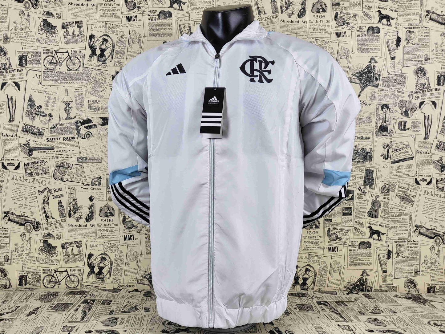 Flamengo White Windbreaker Jacket 2024/25