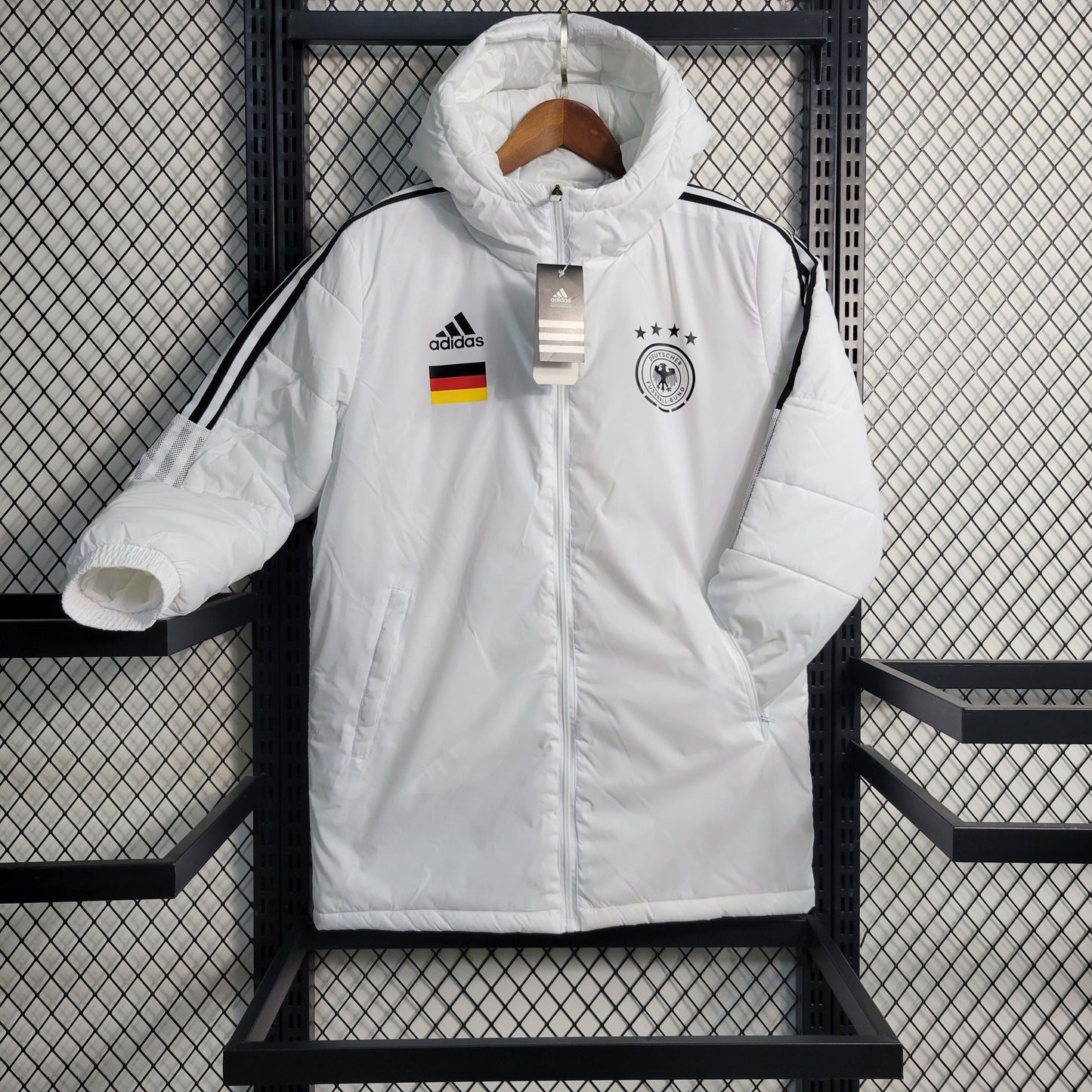 Germany Puffer Jacket 23/24 Adidas - White