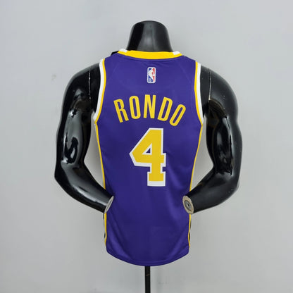 Los Angeles Lakers 4 Rondo NBA Basket Jersey