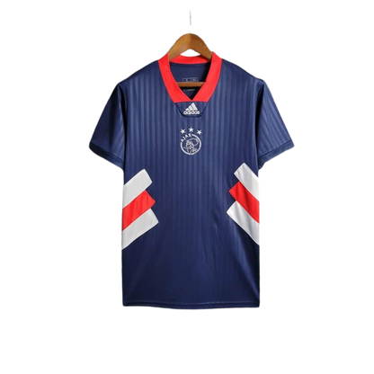 23/24 Ajax Icon Blue kit Embroidery Logo