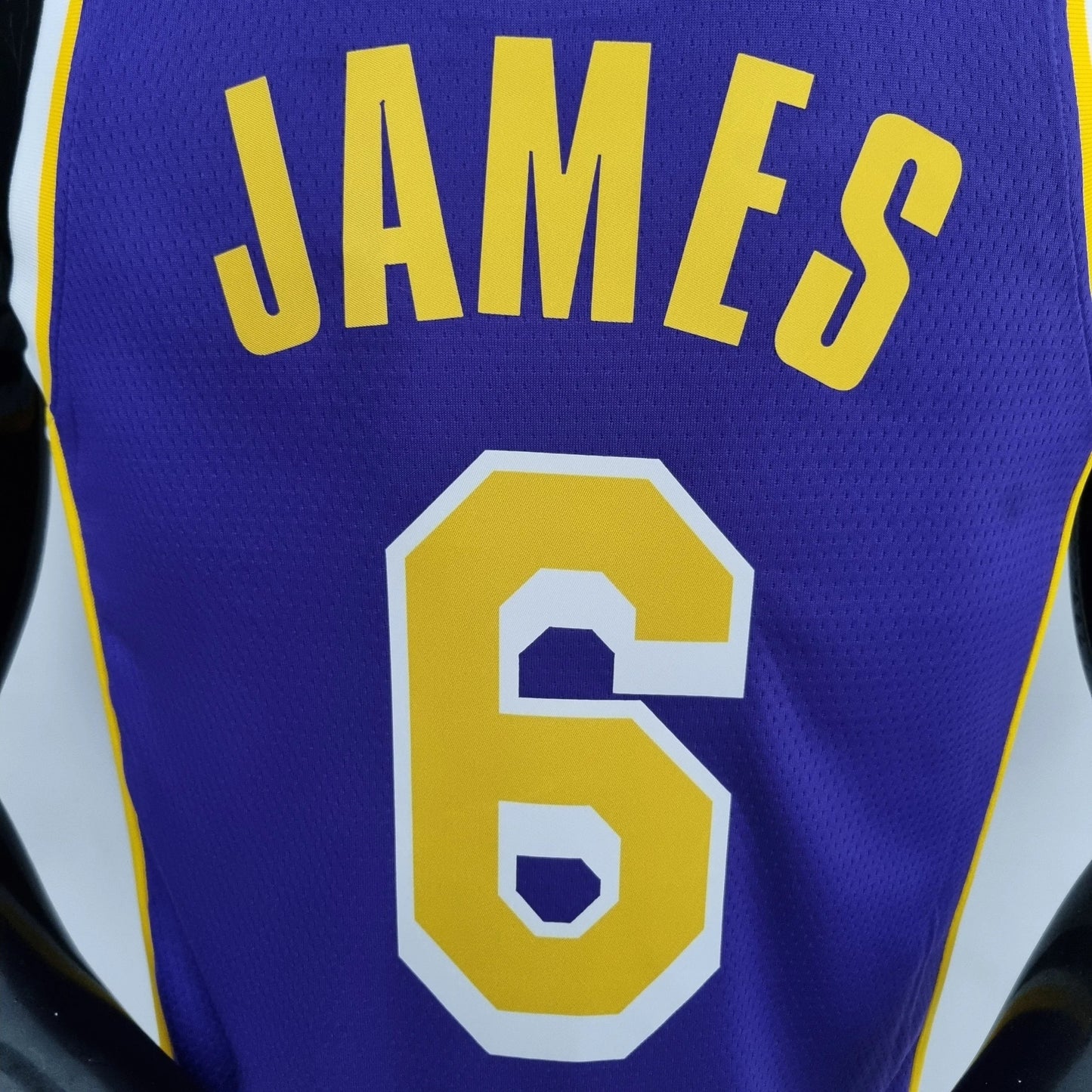 Los Angeles Lakers 6 Jordan NBA Basket Jersey