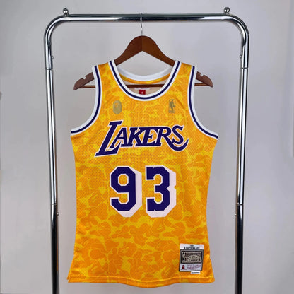 Bape Los Angeles Lakers 93 BAPE NBA Basket Jersey