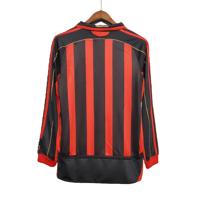 AC Milan Retro 06/07 Long Sleeve Home - JERSEY4ALL