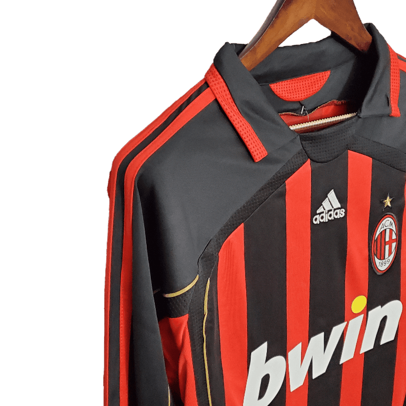 AC Milan Retro 06/07 Long Sleeve Home - JERSEY4ALL