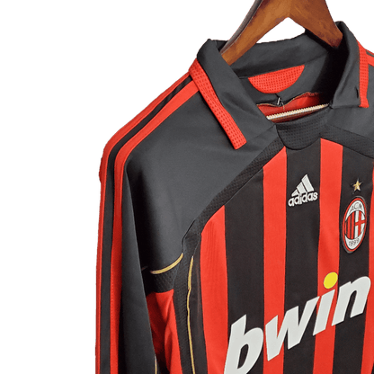 AC Milan Retro 06/07 Long Sleeve Home - JERSEY4ALL