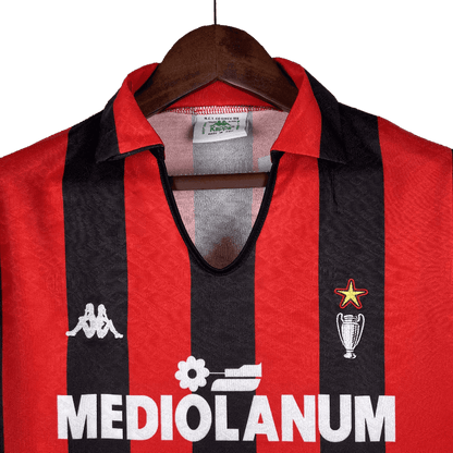 AC Milan Retro 1989/90 Home - JERSEY4ALL