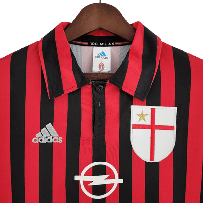 AC Milan Retro 1999/2000 Long Sleeve Home - JERSEY4ALL