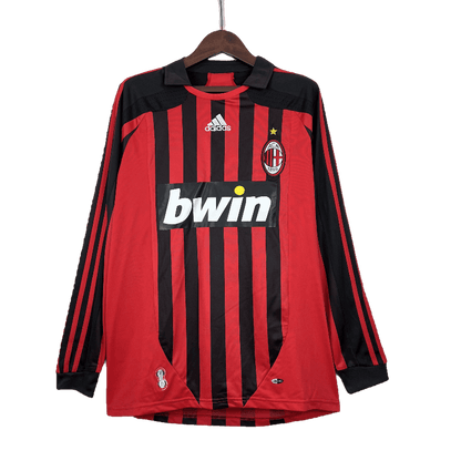 AC Milan Retro 2007/08 Long Sleeve Home - JERSEY4ALL