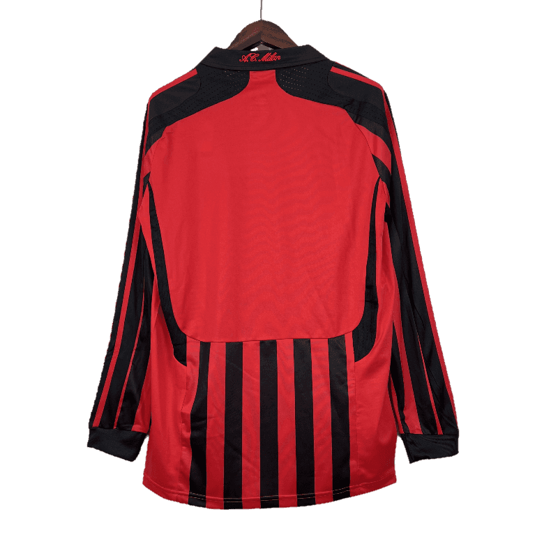 AC Milan Retro 2007/08 Long Sleeve Home - JERSEY4ALL