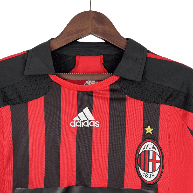 AC Milan Retro 2007/08 Long Sleeve Home - JERSEY4ALL