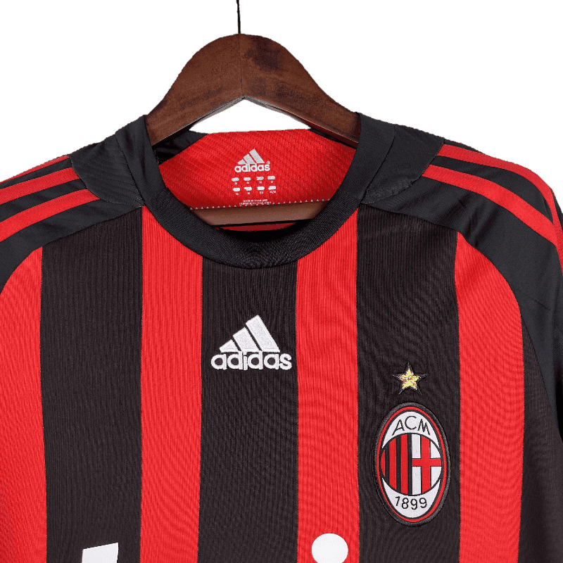 AC Milan Retro 2008/09 Long Sleeve Home - JERSEY4ALL