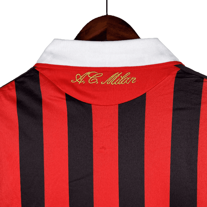 AC Milan Retro 2009/10 Long Sleeve Home - JERSEY4ALL