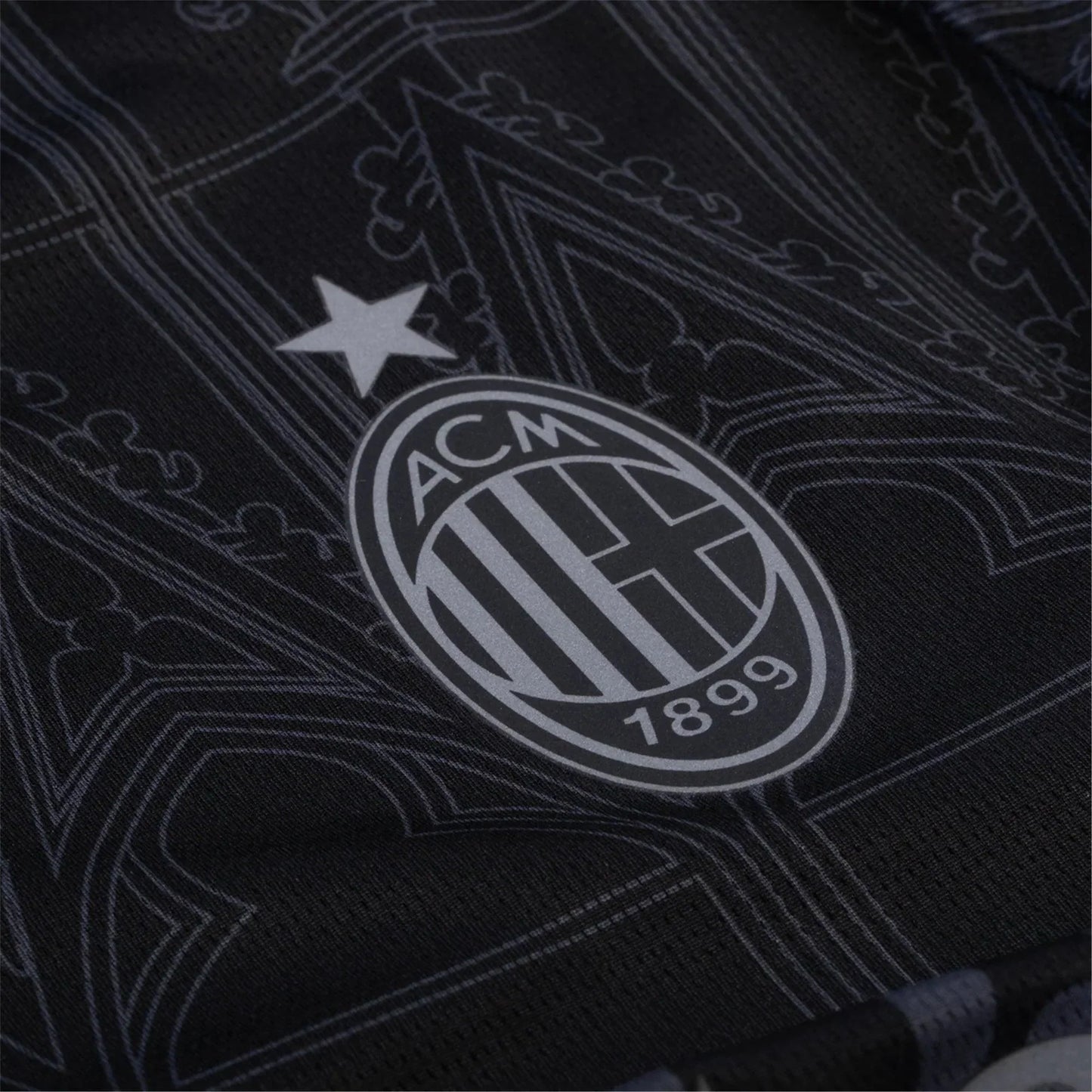 AC Milan x Pleasures 23/24 Black - JERSEY4ALL