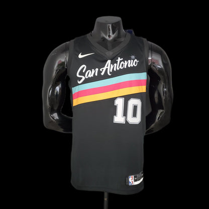 San Antonio Spurs 10 DeROZAN NBA Basket Jersey