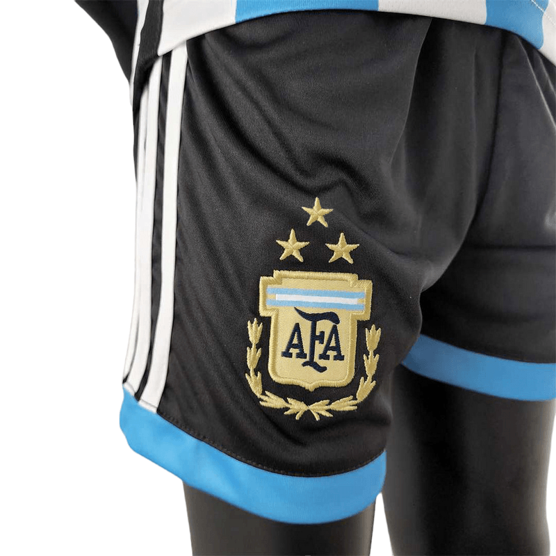 Argentina 2022 Kids 3 Star Home - JERSEY4ALL