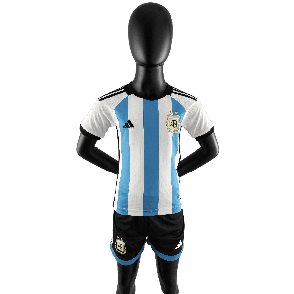 Argentina 2022 Kids World Cup Home - JERSEY4ALL