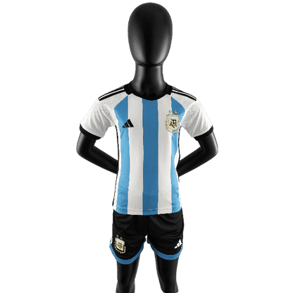 Argentina 2022 Kids World Cup Home - JERSEY4ALL