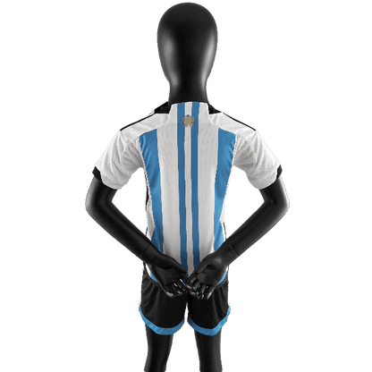 Argentina 2022 Kids World Cup Home - JERSEY4ALL