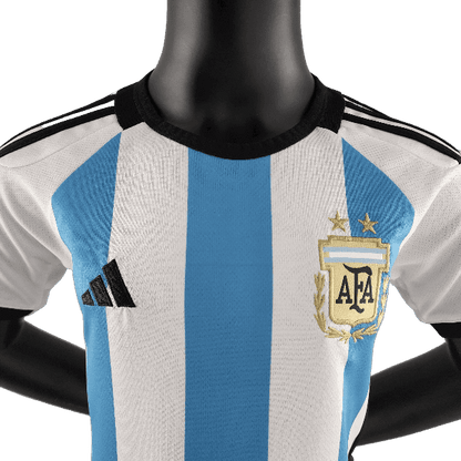 Argentina 2022 Kids World Cup Home - JERSEY4ALL