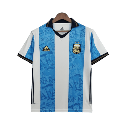 Argentina Retro 2022 Commemorative Edition White Blue - JERSEY4ALL