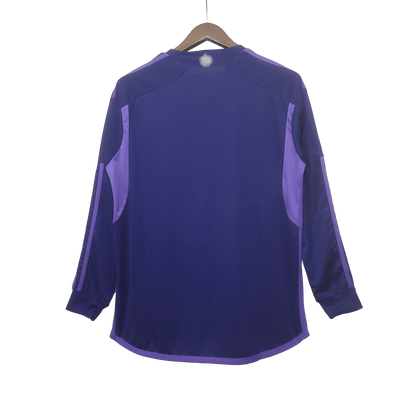 Argentina Retro 2022 Long Sleeve Away - JERSEY4ALL