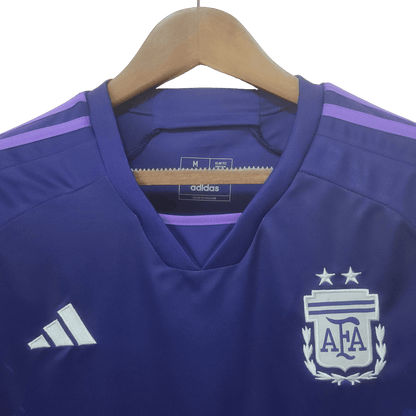 Argentina Retro 2022 Long Sleeve Away - JERSEY4ALL