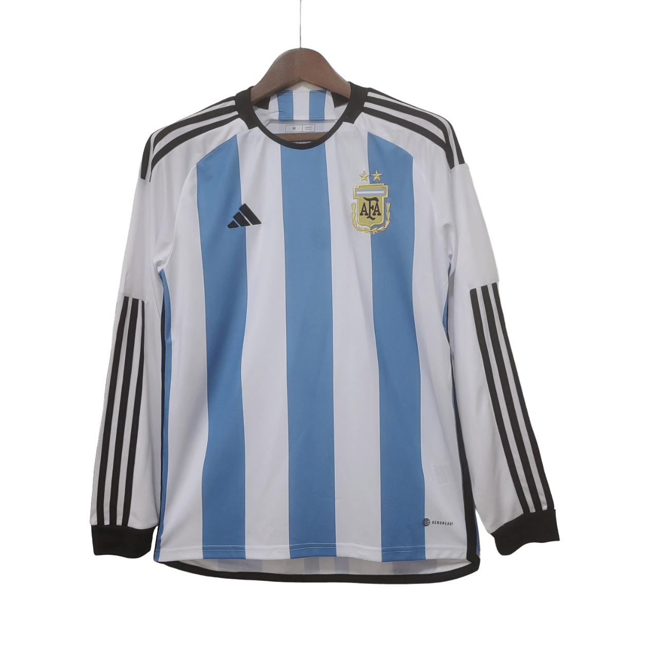 Argentina Retro 2022 Long Sleeve Home - JERSEY4ALL