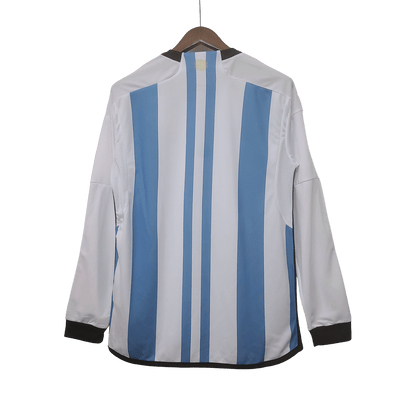 Argentina Retro 2022 Long Sleeve Home - JERSEY4ALL