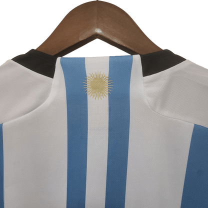 Argentina Retro 2022 Long Sleeve Home - JERSEY4ALL