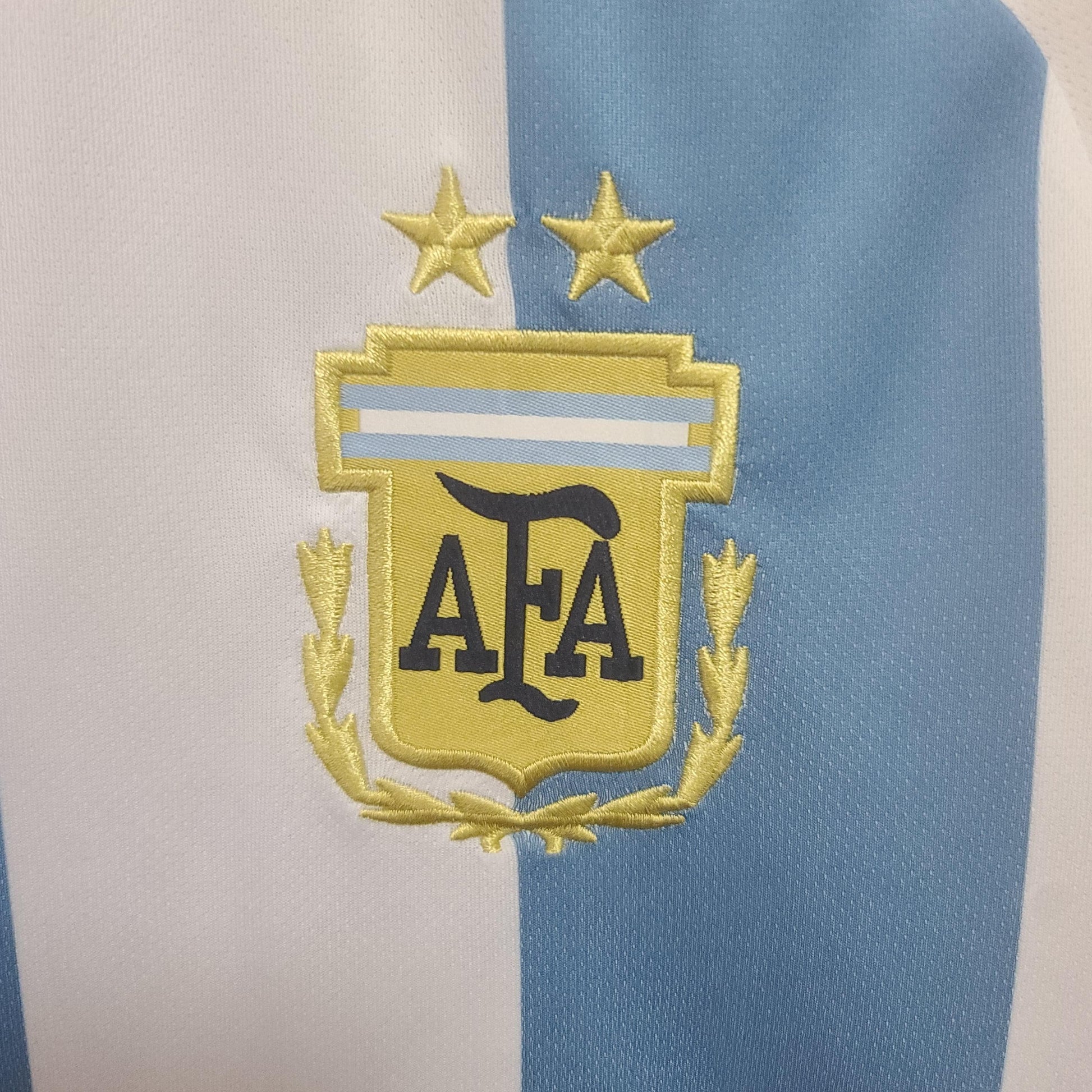 Argentina Retro 2022 Long Sleeve Home - JERSEY4ALL