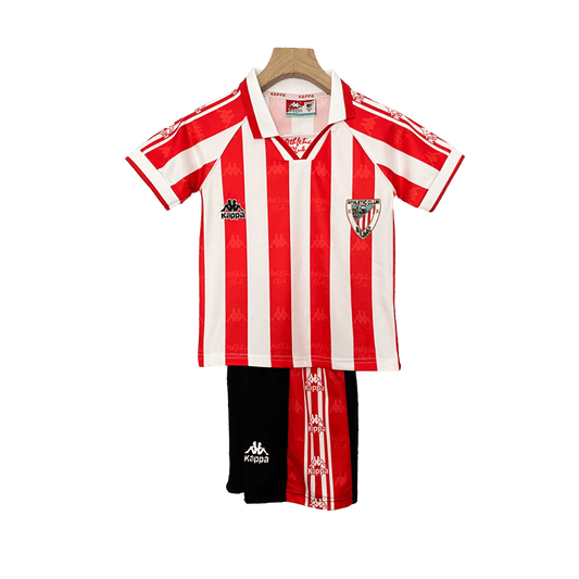 Athletic Bilbao Retro 95-97 Kids Home - JERSEY4ALL