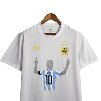 2023 Argentina White Casual T-Shirts