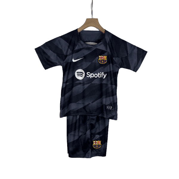 Barcelona 23/24 Kids Goalkeeper Black - JERSEY4ALL