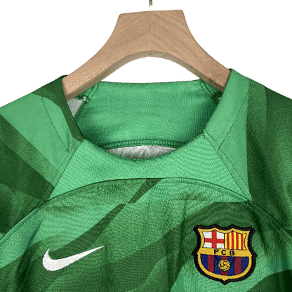 Barcelona 23/24 Kids Goalkeeper Green - JERSEY4ALL