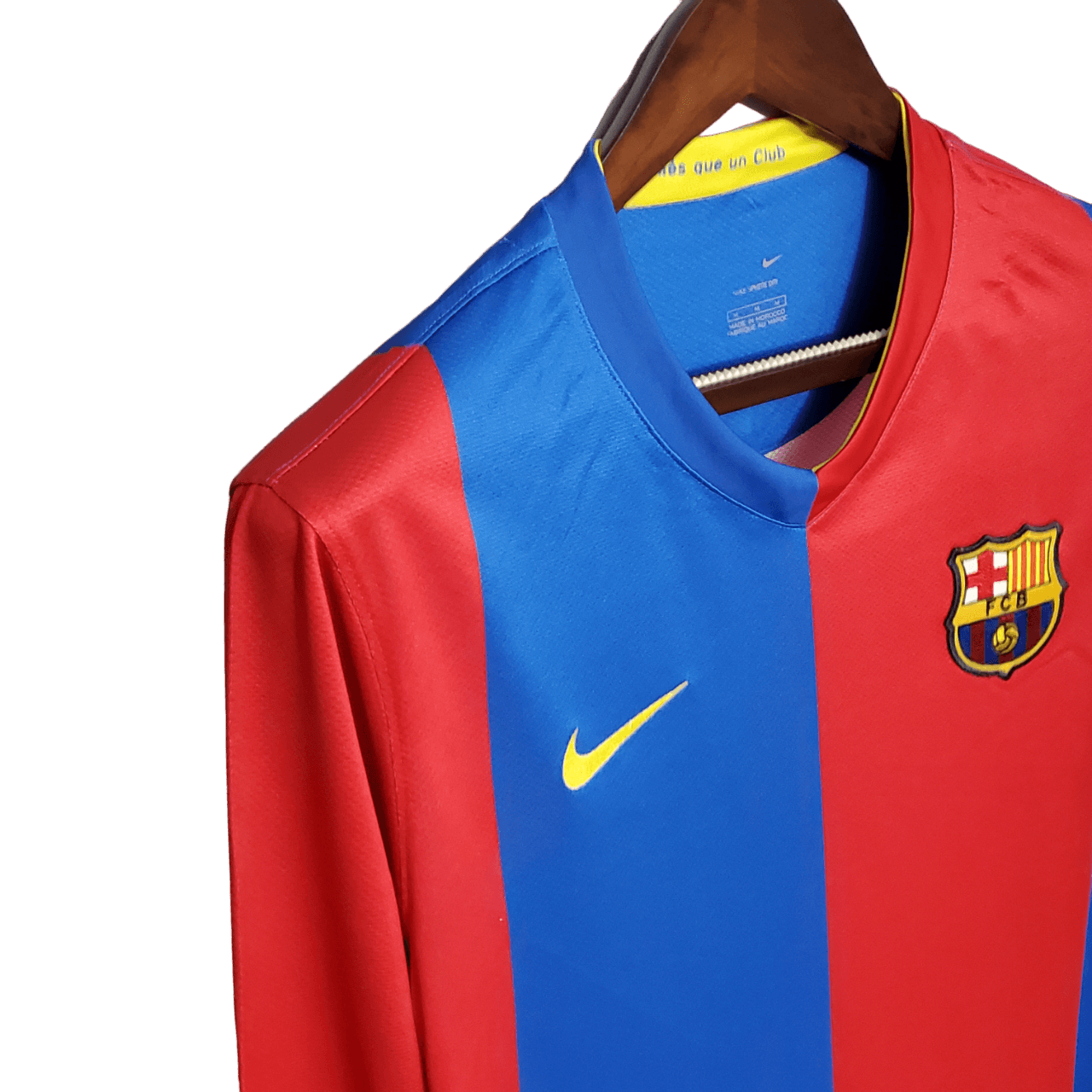 Barcelona Retro 06/07 Long Sleeve Home - JERSEY4ALL