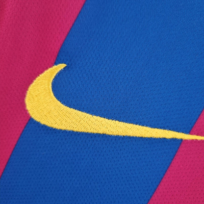 Barcelona Retro 2005/06 Long Sleeve Home - JERSEY4ALL