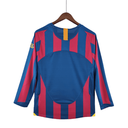 Barcelona Retro 2005/06 Long Sleeve Home - JERSEY4ALL